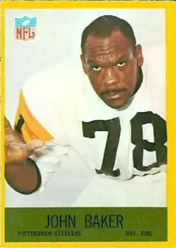 1967 Philadelphia #147 - John Baker - Pittsburgh Steelers
