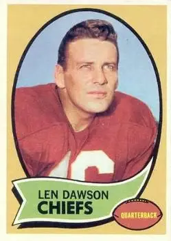 1970 Topps #1 - Len Dawson - Kansas City Chiefs