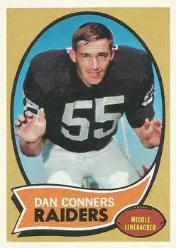 1970 Topps #6 - Dan Conners - Oakland Raiders