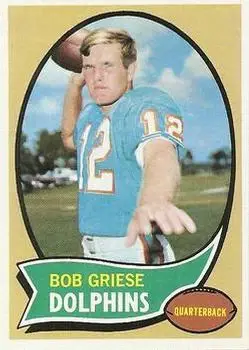 1970 Topps #10 - Bob Griese - Miami Dolphins