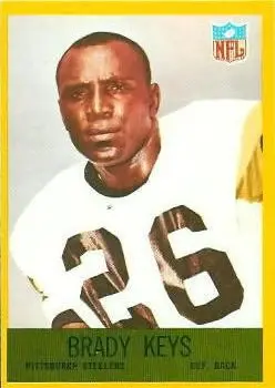 1967 Philadelphia #153 - Brady Keys - Pittsburgh Steelers - Front