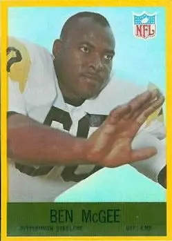 1967 Philadelphia #154 - Ben McGee - Pittsburgh Steelers - Front