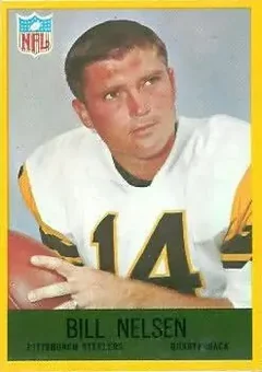 1967 Philadelphia #155 - Bill Nelsen - Pittsburgh Steelers