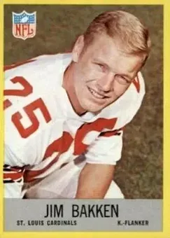 1967 Philadelphia #158 - Jim Bakken - St. Louis Cardinals