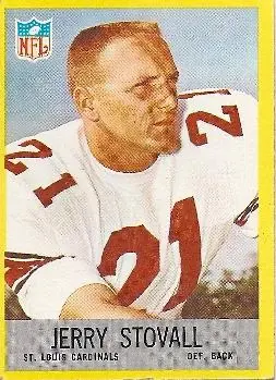 1967 Philadelphia #166 - Jerry Stovall - St. Louis Cardinals - Front