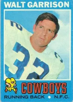 1971 Topps #8 - Walt Garrison - Dallas Cowboys