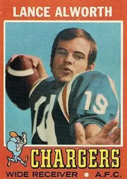 1971 Topps #10 - Lance Alworth - San Diego Chargers