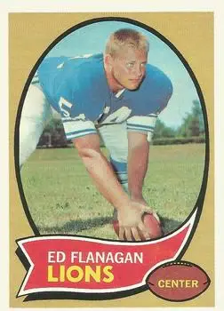 1970 Topps #11 - Ed Flanagan - Detroit Lions