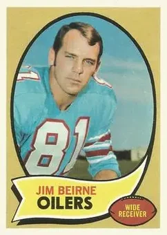 1970 Topps #19 - Jim Beirne - Houston Oilers
