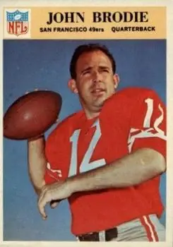 1966 Philadelphia #173 - John Brodie - San Francisco 49ers - Front