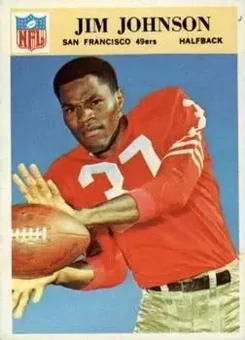 1966 Philadelphia #177 - Jim Johnson - San Francisco 49ers