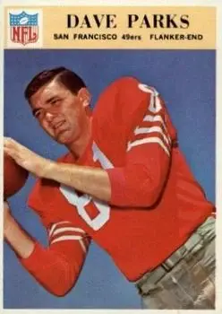 1966 Philadelphia #179 - Dave Parks - San Francisco 49ers - Front