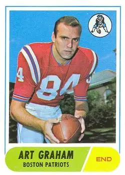 1968 Topps #150 - Art Graham - Boston Patriots