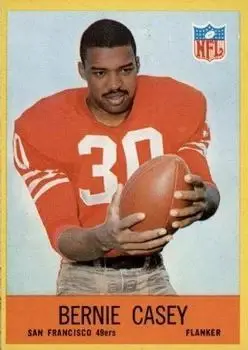 1967 Philadelphia #173 - Bernie Casey - San Francisco 49ers