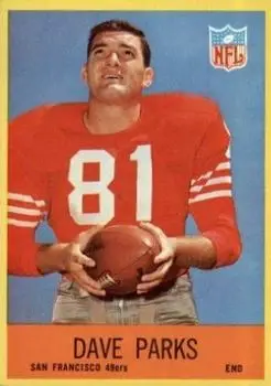 1967 Philadelphia #176 - Dave Parks - San Francisco 49ers