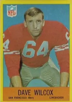 1967 Philadelphia #178 - Dave Wilcox - San Francisco 49ers