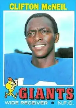 1971 Topps #15 - Clifton McNeil - New York Giants