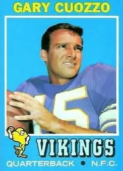 1971 Topps #18 - Gary Cuozzo - Minnesota Vikings