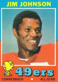 1971 Topps #24 - Jim Johnson - San Francisco 49ers