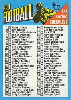 1971 Topps #27 - Card #27