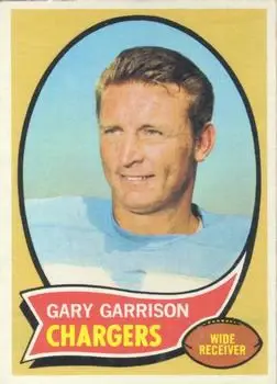 1970 Topps #23 - Gary Garrison - San Diego Chargers