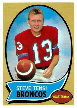 1970 Topps #39 - Steve Tensi - Denver Broncos - Front