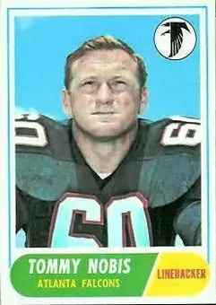 1968 Topps #151 - Tommy Nobis - Atlanta Falcons