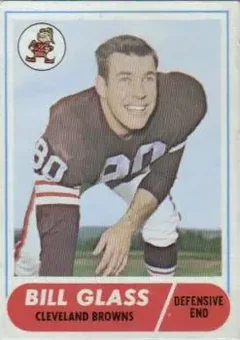 1968 Topps #154 - Bill Glass - Cleveland Browns