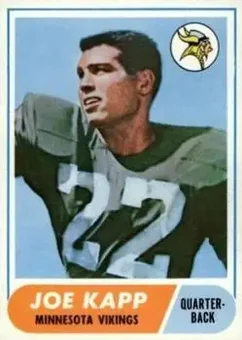 1968 Topps #159 - Joe Kapp - Minnesota Vikings