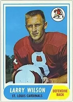 1968 Topps #164 - Larry Wilson - St. Louis Cardinals