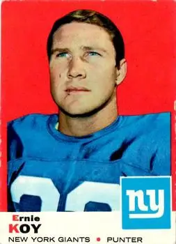 1969 Topps #131 - Ernie Koy - New York Giants