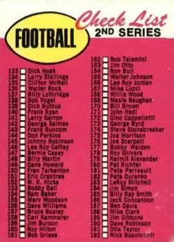 1969 Topps #132 - Card #132 - Front