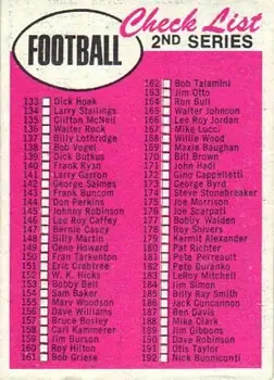1969 Topps #132 - Card #132 - Front
