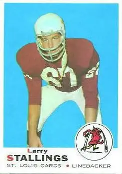 1969 Topps #134 - Larry Stallings - St. Louis Cardinals