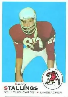 1969 Topps #134 - Larry Stallings - St. Louis Cardinals