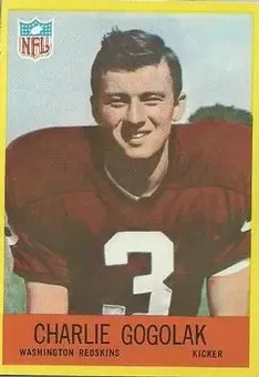1967 Philadelphia #182 - Charlie Gogolak - Washington Redskins