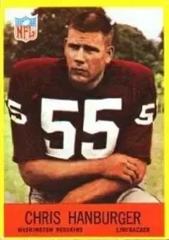 1967 Philadelphia #183 - Chris Hanburger - Washington Redskins