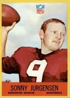 1967 Philadelphia #185 - Sonny Jurgensen - Washington Redskins