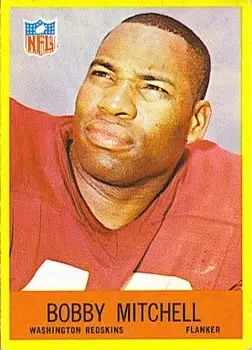 1967 Philadelphia #186 - Bobby Mitchell - Washington Redskins - Front
