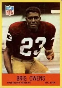 1967 Philadelphia #187 - Brig Owens - Washington Redskins