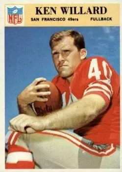1966 Philadelphia #181 - Ken Willard - San Francisco 49ers