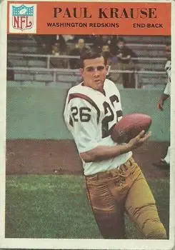 1966 Philadelphia #186 - Paul Krause - Washington Redskins