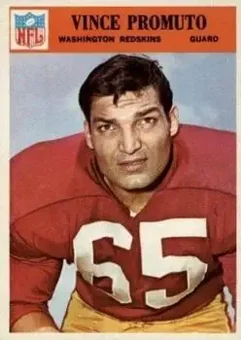 1966 Philadelphia #188 - Vince Promuto - Washington Redskins
