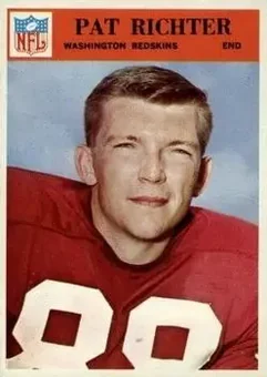 1966 Philadelphia #189 - Pat Richter - Washington Redskins