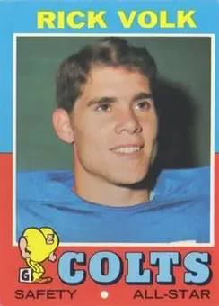 1971 Topps #32 - Rick Volk - Baltimore Colts 1971 Topps #32 - Rick Volk - Baltimore Colts