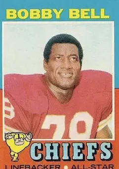 1971 Topps #35 - Bobby Bell - Kansas City Chiefs 1971 Topps #35 - Bobby Bell - Kansas City Chiefs