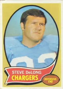 1970 Topps #49 - Steve DeLong - San Diego Chargers