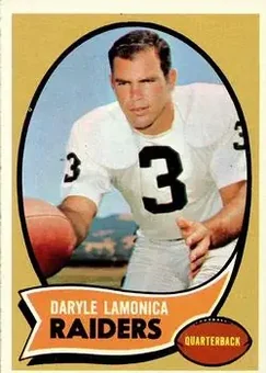 1970 Topps #50 - Daryle Lamonica - Oakland Raiders