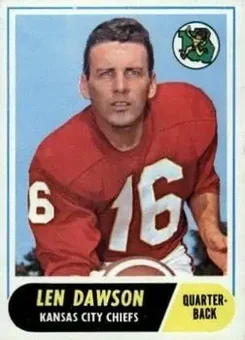 1968 Topps #171 - Len Dawson - Kansas City Chiefs