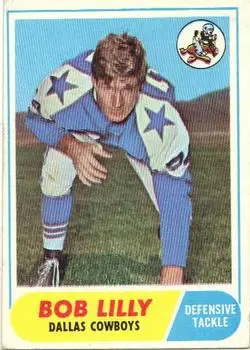 1968 Topps #181 - Bob Lilly - Dallas Cowboys